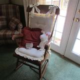 A Granny Rocker with Cushion