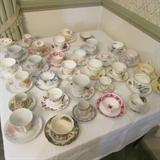 Lots of Cups and Saucers
