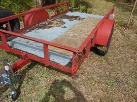 Open sided trailer 10 feet x 5 feet