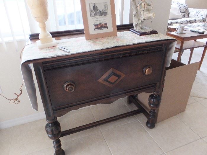 Vintage solid wood sideboard
