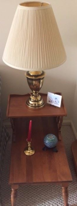 End Table & Lamp.