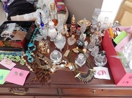 Vintage perfume bottle collection