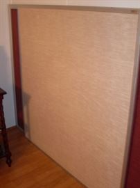 WHITE AND BURGANDY COLORED POSTING BOARDS