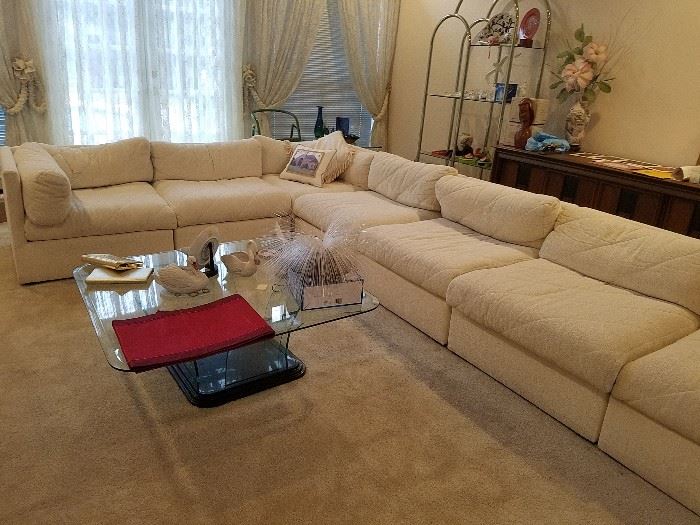 Living room sectional sofa