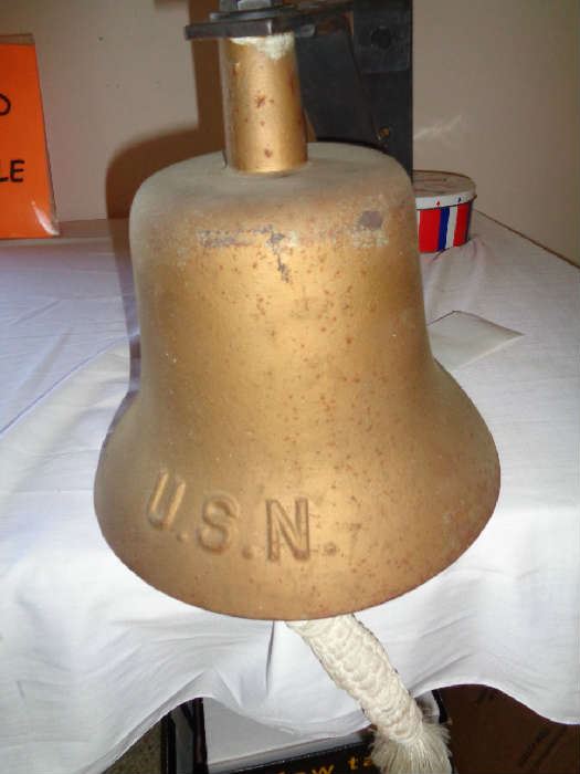 US Navy bell, vintage