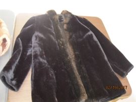 Faux fur jacket