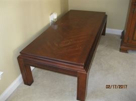 Contemporary coffee table, needs a little tlc