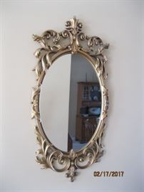 Oval mirror, plastic