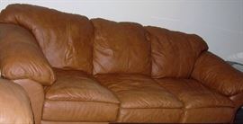 Leather Sofa, Love Seat & Chair