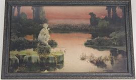 Enrique Serra, Barcelona Spain (1859-1918)                           Roma Print  (30.5"x19.5")