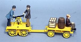Bachmann Big Haulers G Gauge Gandy Dancers- Hand Car, Trailer, Figures with Original Box