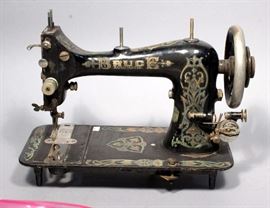 Bruce Sewing Machine Co Automatic Sewing Machine W/ Original Manual, Attachments, Needles, and More!
