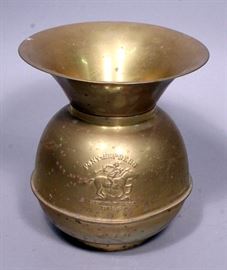 Pony Express Chewing Tobacco Cut Plug Spittoon, 10"H