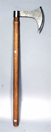 Decorative Replica Bearded Viking Axe, Total Length 35", 8" Cutting Bit