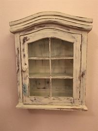 solid wood  shabby chic  pretty heavy  actually 