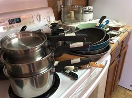 lots of pots & pans 