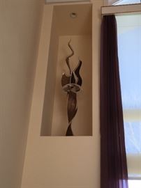 Shahrooz acrylic flame sculptures (signed)