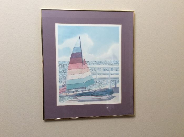 Florida sailboat painting 
