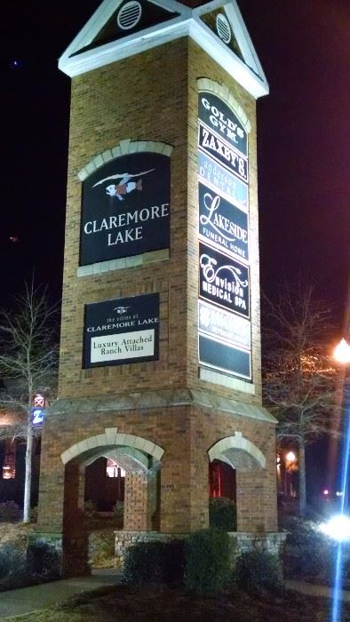Tower at Claremore Lake Entrance
