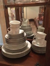 Noritake ""Isabella"- showing a portion of complete service for 8, plus service pcs. 73 pcs total. No chips!