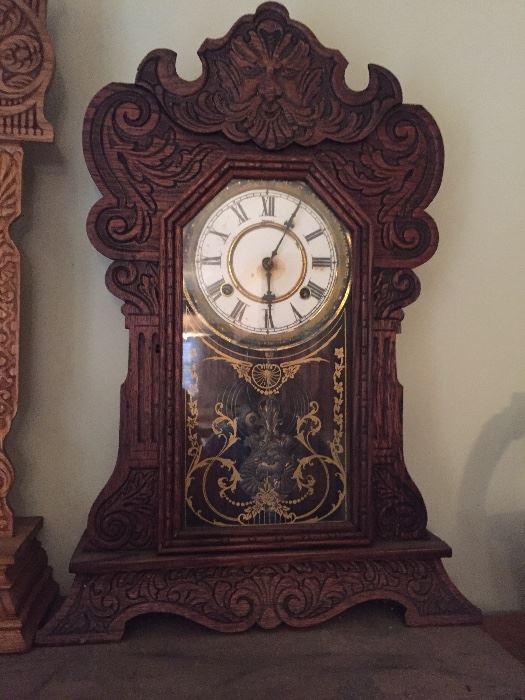 Gingerbread Mantle clock