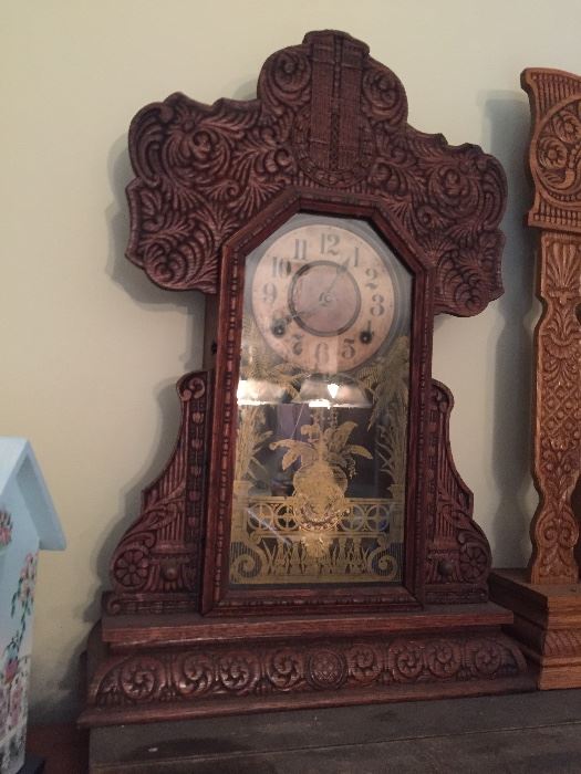 Gingerbread Mantle clock