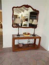 Mirror & Sofa Table