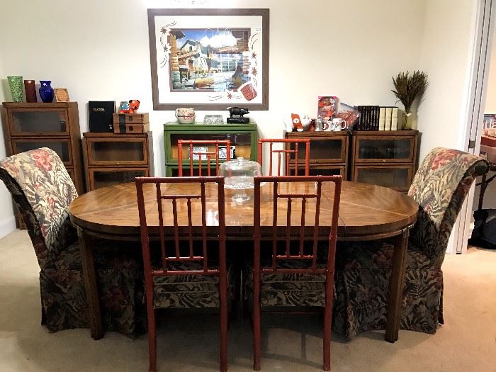 Drexel dining table with 6 chairs