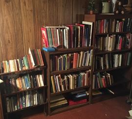 Plenty of books including a good selection of vintage children's books