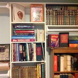 Baseball books and  memorabilia 