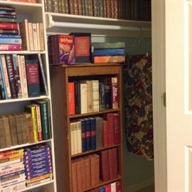 Books and small bookcase