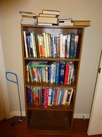 books and cabinet