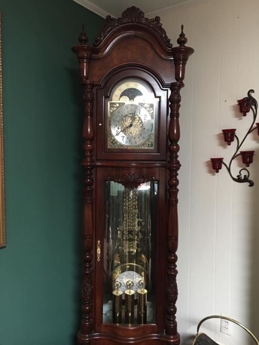 Howard Miller Grandfather Clock
   Never Used with Original            Paperwork