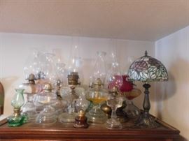 Antique Oil lamps