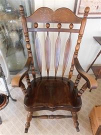 Oak rocker