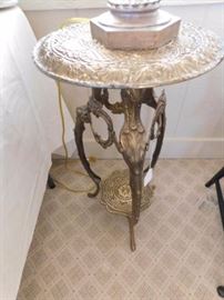 Brass ornate stand
