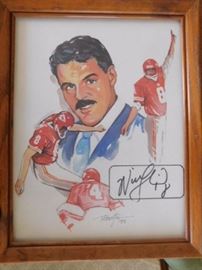 Nick Lowery autographed picture