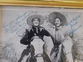 Duncan Renaldo "Cisco Kid" autographed photo