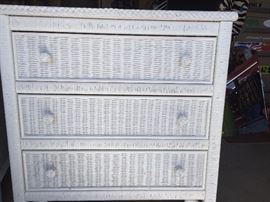 Vintage Lexington nightstand, dresser and headboard