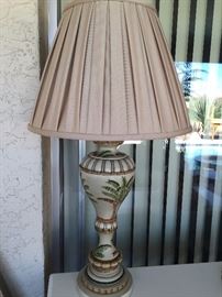 Tommy Bahama lamp with Gorgeous lampshade