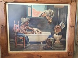 Vintage print numbered for your laundry room or bathroom