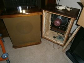 12" Tannoy speaker cabinets