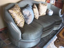 Large Sofa with down pillows, high end - originally purchased from Masins. 