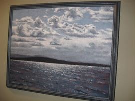 Puget Sound 2, signed by Danielle Eubank, c. 2003, 22 X 28 inches