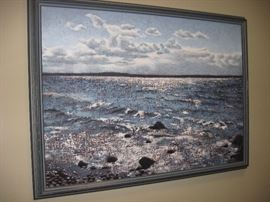 Puget Sound 1, signed by Danielle Eubank, c. 2003, 22 X 30 inches