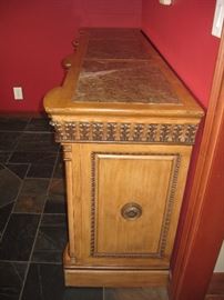 Detail of Buffet, granite top