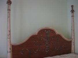 Headboard of King Size Four Poster Bed