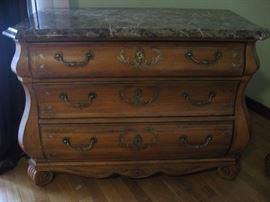 Detail of Custom Painted Bedside Tables