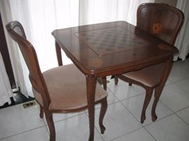 Inlay Game Table from Masins