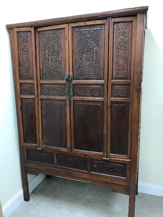 Antique Asian Cabinet (door needs repair) $300